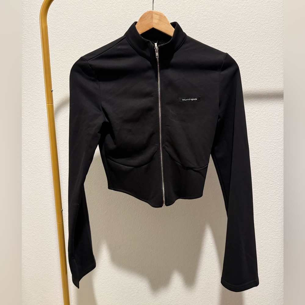 Black Women’s Cropped Corset Jacket